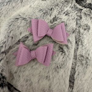 Purple Hairbows